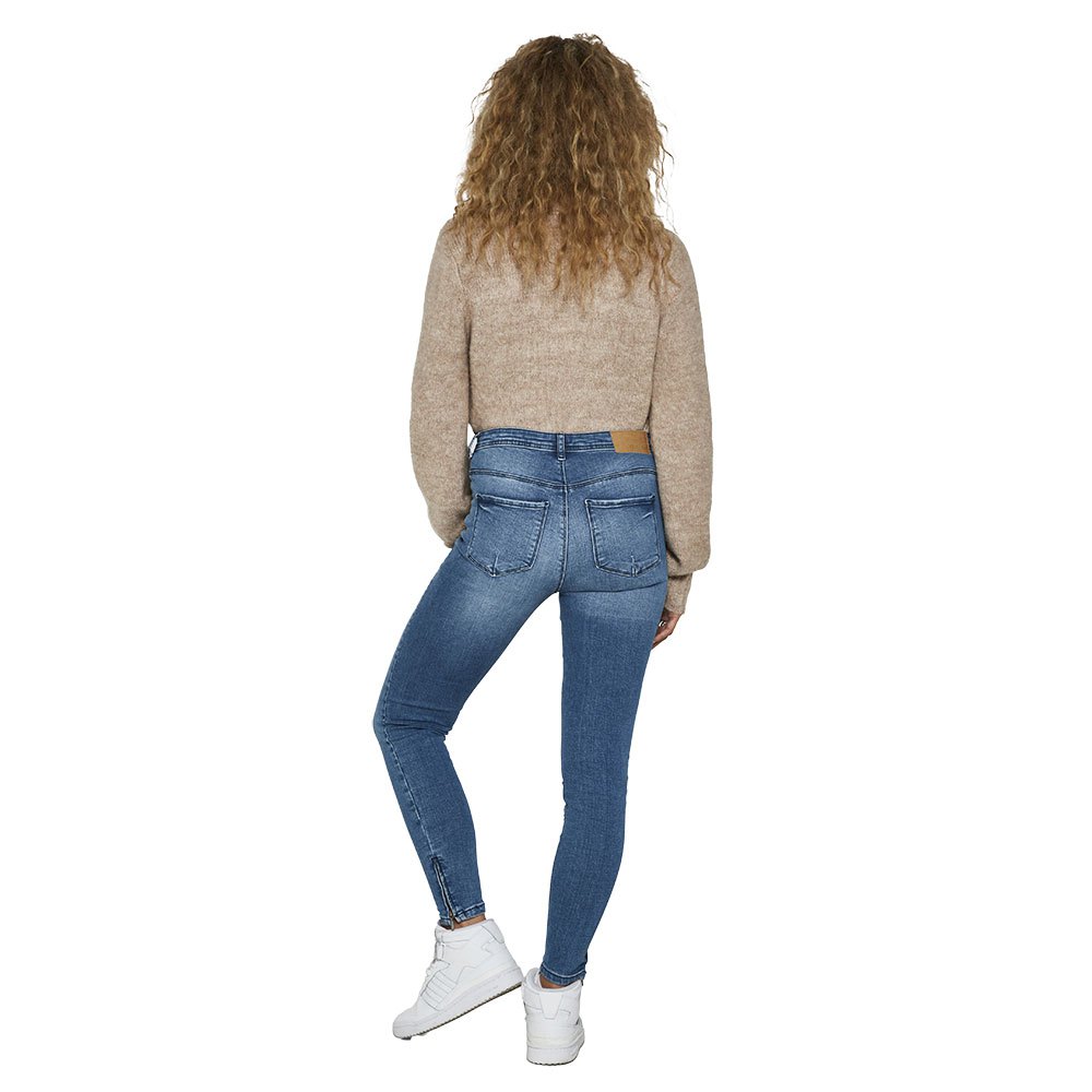 Calça Noisy May Jeans de Cintura Normal Kimmy Ankle Dart Az062