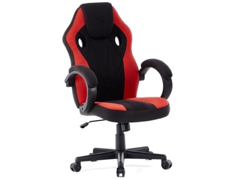 SENSE7 Prism Cadeira Gaming em Tecido Preto/Vermelho