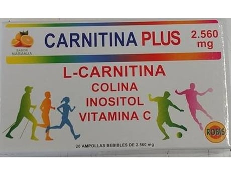 Suplemento Alimentar ROBIS L-Carnitina Plus (20 ampolas)