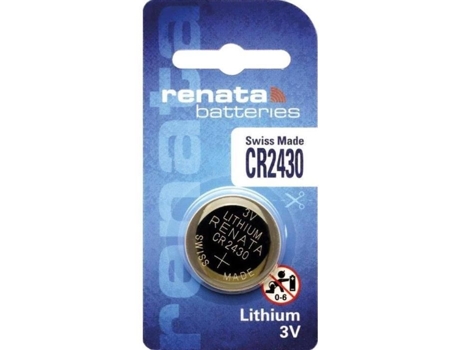 Lote 50 RENATA Cr2430 50 Single Blister Lithium 3V