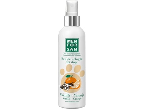 Água de Colónia para Cães MENFORSAN Baunilha & Laranja 125 ml