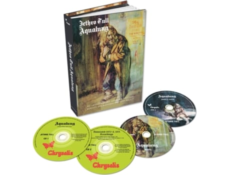 Jethro Tull Aqualung 40Th Anniversary Adapted Edition 2Cd2Dvd 2016 Digibook Edição Deluxe