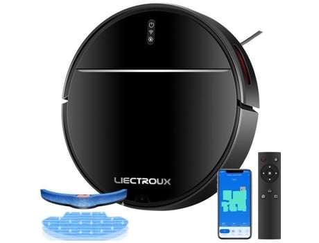 LIECTROUX M7S Pro Aspirador Robô Conectado 3000 Pa Navegação no Mapa Autonomia 120 Minutos Bateria 4400Mah