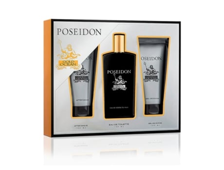 POSEIDON Gold Ocean para Homens Lote 3 Unidades 3 Pz