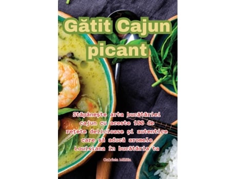 Livro Gatit Cajun picant de Gabriela Malâia (Inglês)