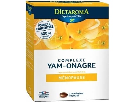 Suplemento Alimentar DIETAROMA Complexo Yam-Onager (80 cápsulas)