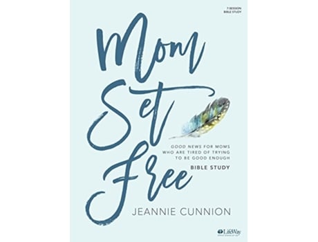 Livro mom set free bible study book de jeannie cunnion (inglês)