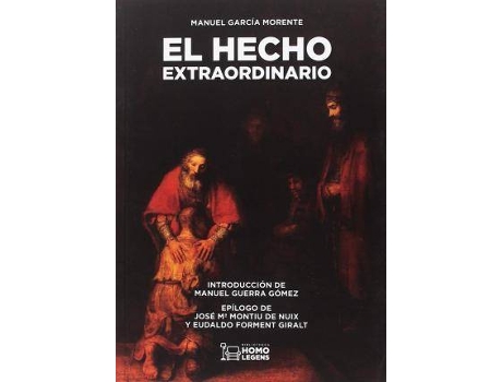 Livro El hecho extraordinario de Manuel Garcia Morente (Espanhol)