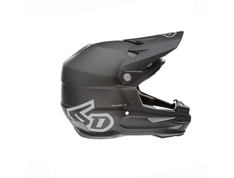 Capacete Completo Bicicleta Bmx / Mtb 6D Helmets - Atb-1 Solid Carbon Matte