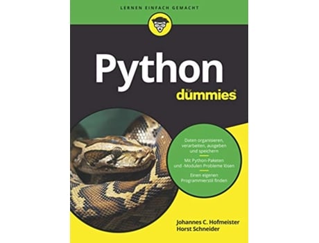 Livro Python für Dummies de Johannes C Hofmeister Horst Schneider (Alemão)