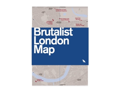 Livro Brutalist London Map de Henrietta Billings (Inglês)