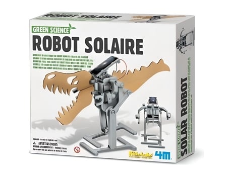 Kit de Fabricação de Robô Solar - 4M - Experimentos Científicos - Energia Solar