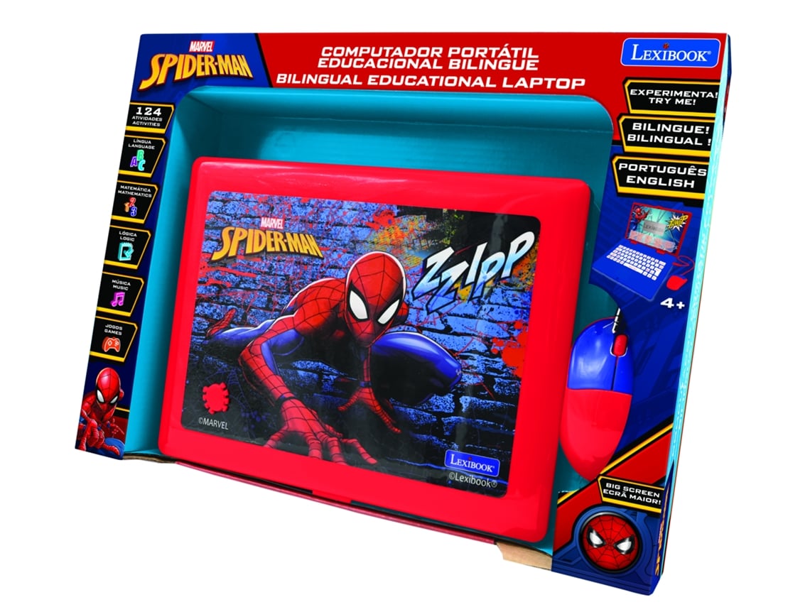 JC595SPi1 - Spider-Man - Ordinateur éducatif bilingue - Bilingual