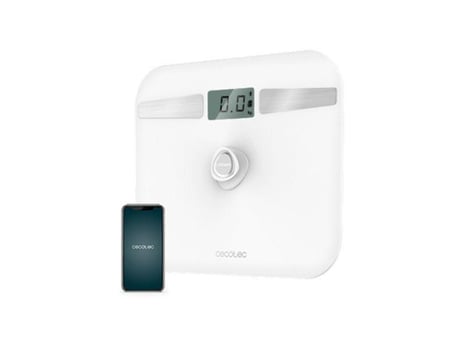 Balança digital para casa de banho  EcoPower 10200 Smart LCD Bluetooth 180 kg Branco