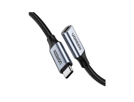 Cabo de extensão Aisens USB-C 3.2 macho/fêmea 1m cinza