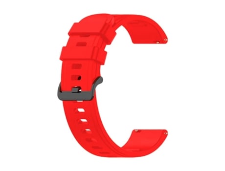 Bracelete Silicone com Fivela para Oneplus Nord Watch Vermelho