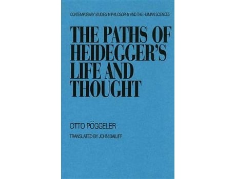 Livro the paths of heidegger's life and thought de otto poggeler (inglês)