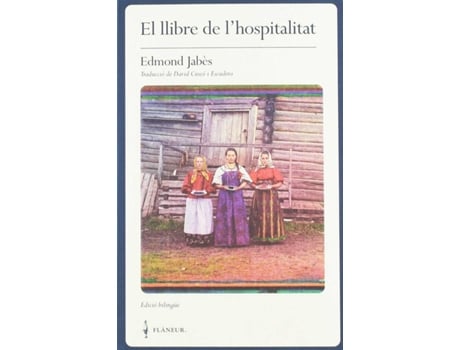 Livro El Llibre De LHospitalitat de Edmond Jabes (Catalão)