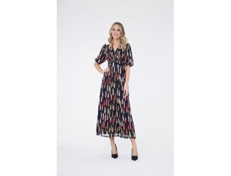 Vestido CHAPTER LONDON Yasmine Paintstroke Maxi Dress Mulher (Tamanho: 8)