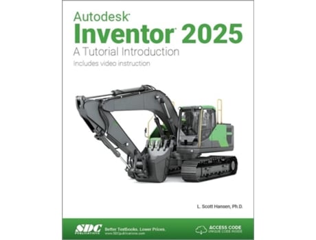 Livro Autodesk Inventor 2025 de L Scott Hansen (Inglês)