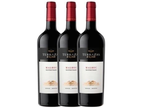 Vinho TERRAZAS DE LOS ANDES Terrazas De Los Andes Malbec Mendoza (0.75 L - 3 unidades)