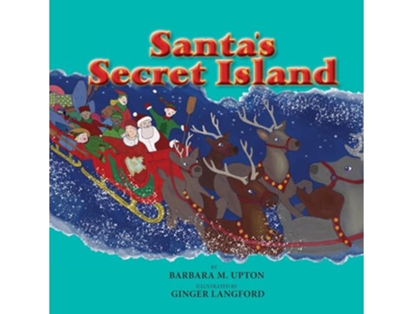 Livro Santas Secret Island de Barbara M Upton (Inglês)