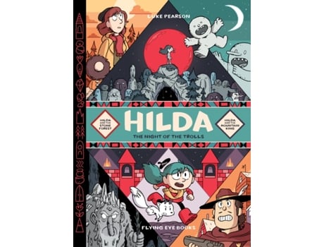 Livro Hilda The Night of the Trolls de Luke Pearson (Inglês - Capa Dura)