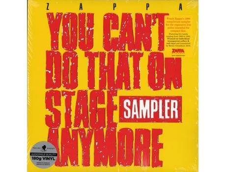 Vinil Frank Zappa - You Can`T Do That On Stage Anymore (Sampler) (2LP)