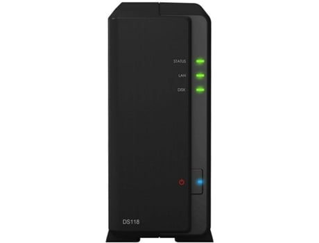 NAS SYNOLOGY DS118 (1 Baías - 4 TB)