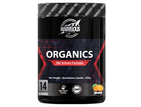 Organics Laranja Formula Multivitamínica MARVELOUS NUTRITION