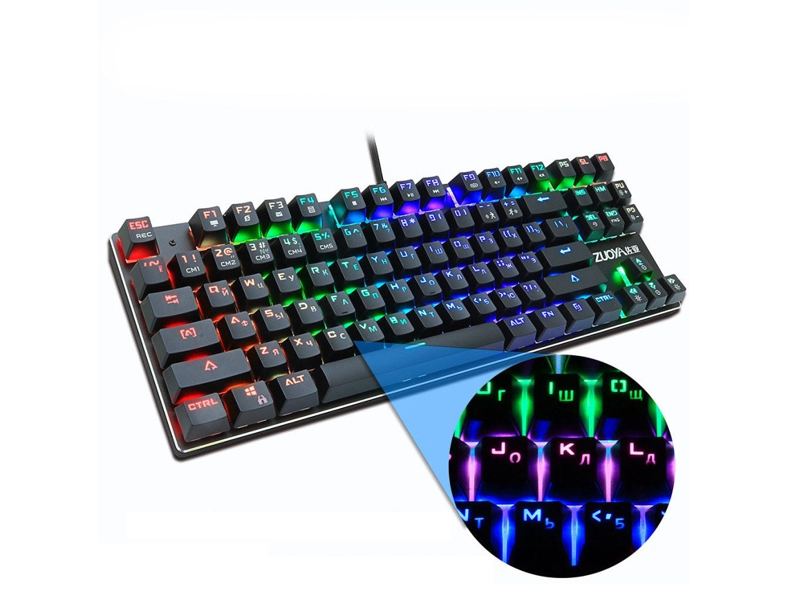 Teclado Gaming Slowmoose Black Rgb Light Mec Nico Ingl S Preto Worten Pt