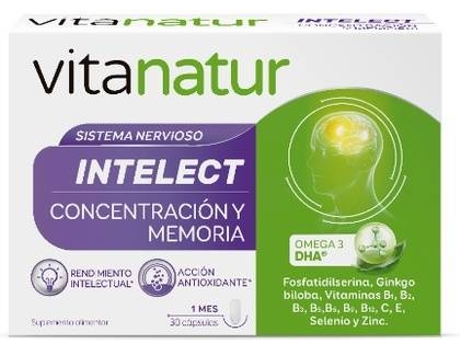 Suplemento Alimentar VITANATUR Intelect (30 cápsulas)