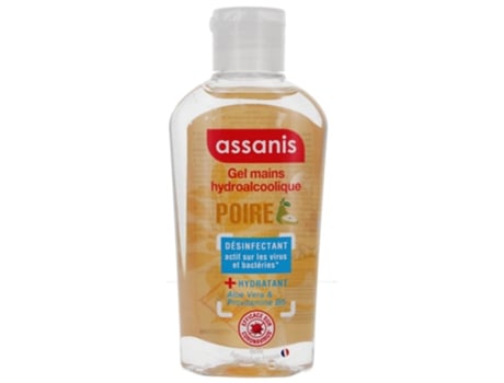 Gel Hidroalcoólico para Mãos 80 Ml Cheiro: Pêra ASSANIS