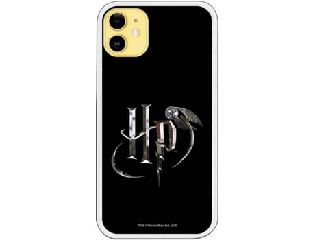 Capa iPhone 11 LA CASA DE LAS CARCASAS Harry Potter HP Preto