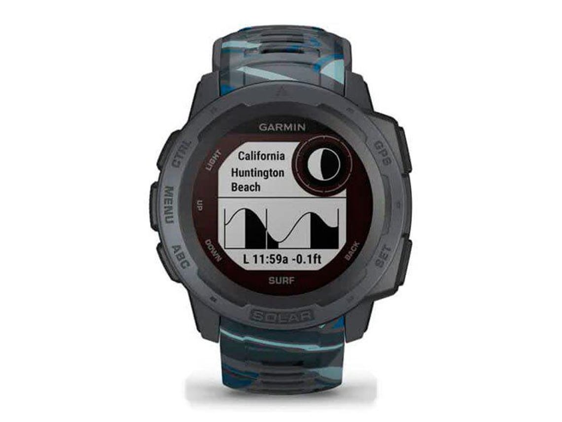 Relógio Desportivo Garmin Instinct Solar Surf Edition Bluetooth Até