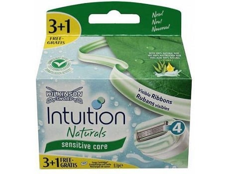 Wilkinson Razor Blade Intuition Naturals Sensitive Care 4