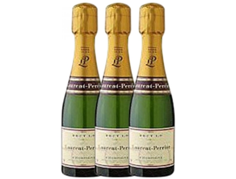 Champanhe LAURENT PERRIER Laurent Perrier Brut Gran Reserva (0.2 L - 3 unidades)