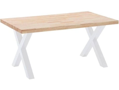 Mesa de Refeição ABECEDARIO selvagem-Branco (Madeira - 9 x 76 x 90 cm)