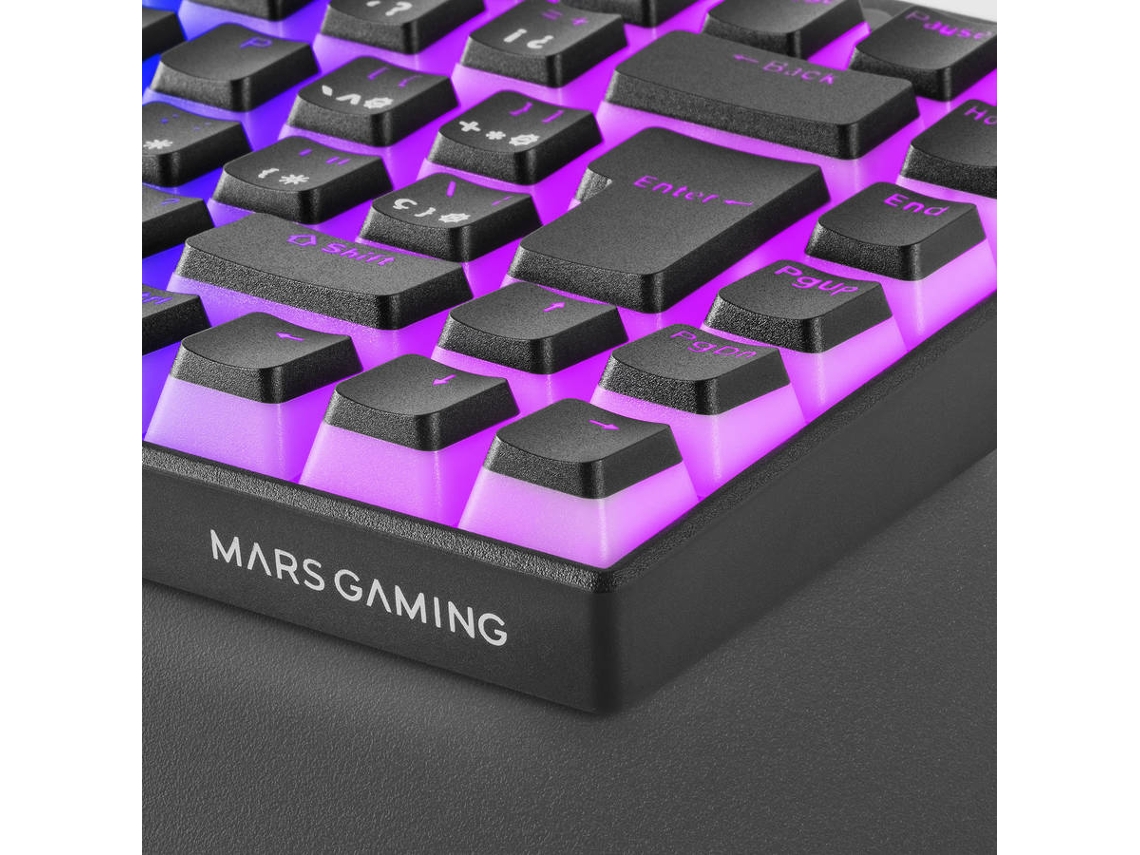 Teclado MARS GAMING MKCLOUDRES (Preto - Wireless)