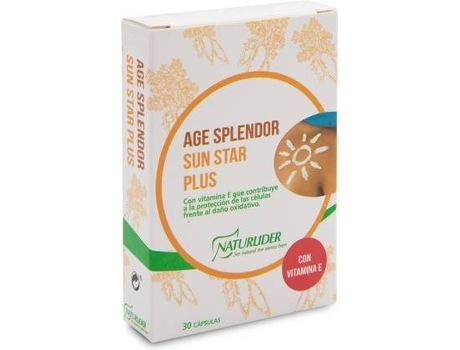 Suplemento Alimentar NATURLIDER Age Splendor Sun Star Plus (30 cápsulas)