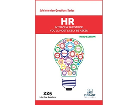 Livro HR Interview Questions Youll Most Likely Be Asked Job Interview Questions Series de Vibrant Publishers e Pamela Ellsworth (Inglês)