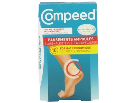 Cura para Bolhas Médias 10 Curativos COMPEED