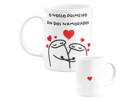 Caneca 325ml - Flork - O Nosso Primeiro Dia Dos Namorados | Worten.pt