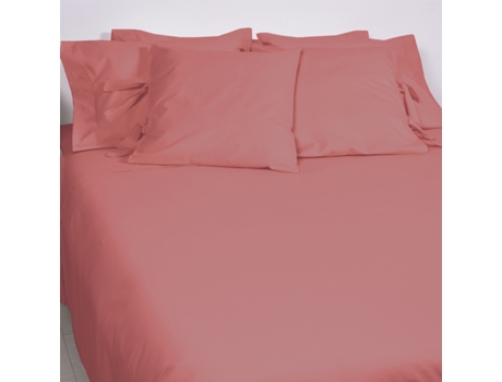 lençol asa nude rosa 160x290 cm algodão worten pt