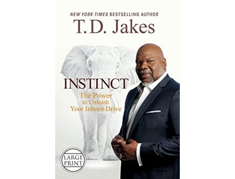 Livro Instinct de T D Jakes (Inglês - Capa Dura)