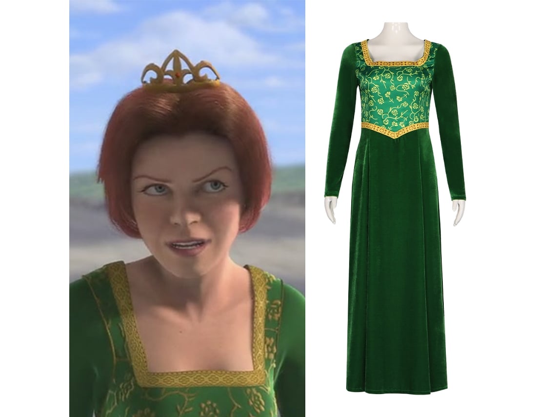 Shrek Cosplay Princesa Fiona Vestido Verde M Worten.pt