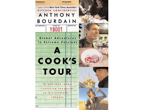 Livro Cooks Tour de Anthony Bourdain (Inglês - Capa Dura)