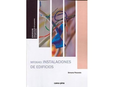 Livro Instalaciones de edificios de Simona Pecoraio (Espanhol)