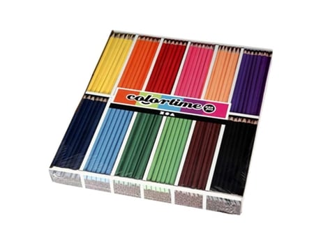 288 Lápis de Cor Cores Sortidas Grafite 3 Mm CREOTIME