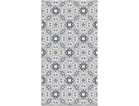 Tapete HOME & LIVING Hidráulica Tipo Oriental (Azul - 100 x 140 cm - Vinil)